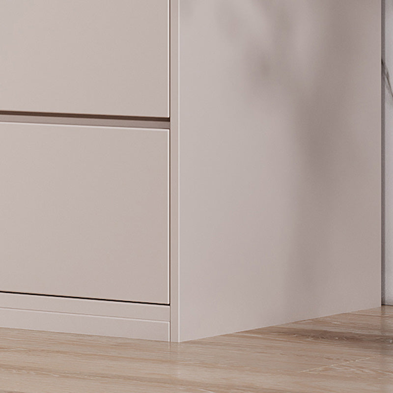 Modern Sliding Door Storage Cabinet Wooden Wardrobe Cabinet with Garment Rod Clearhalo 'Armoires & Wardrobes' 'armoires_wardrobes' 'Bedroom Furniture' 'furn' 'furn_armoires_wardrobes' 'Furniture' 6200950