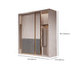 Modern Sliding Door Storage Cabinet Wooden Wardrobe Cabinet with Garment Rod Clearhalo 'Armoires & Wardrobes' 'armoires_wardrobes' 'Bedroom Furniture' 'furn' 'furn_armoires_wardrobes' 'Furniture' 6200954