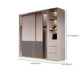 Modern Sliding Door Storage Cabinet Wooden Wardrobe Cabinet with Garment Rod Clearhalo 'Armoires & Wardrobes' 'armoires_wardrobes' 'Bedroom Furniture' 'furn' 'furn_armoires_wardrobes' 'Furniture' 6200960