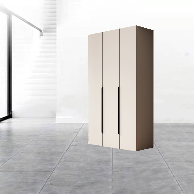 Armoire d'armoire de chambre à coucher de style moderne armoire de rangement en bois avec canne de vêtements