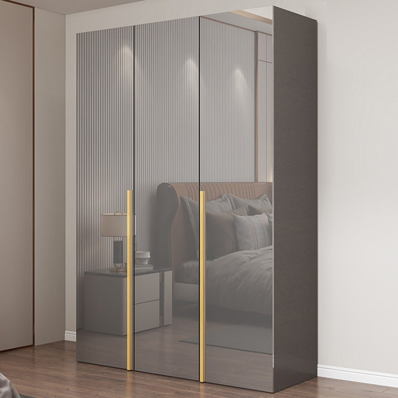 Slaapkamer Moderne opbergkast houten garderobe kast met kledingstaaf