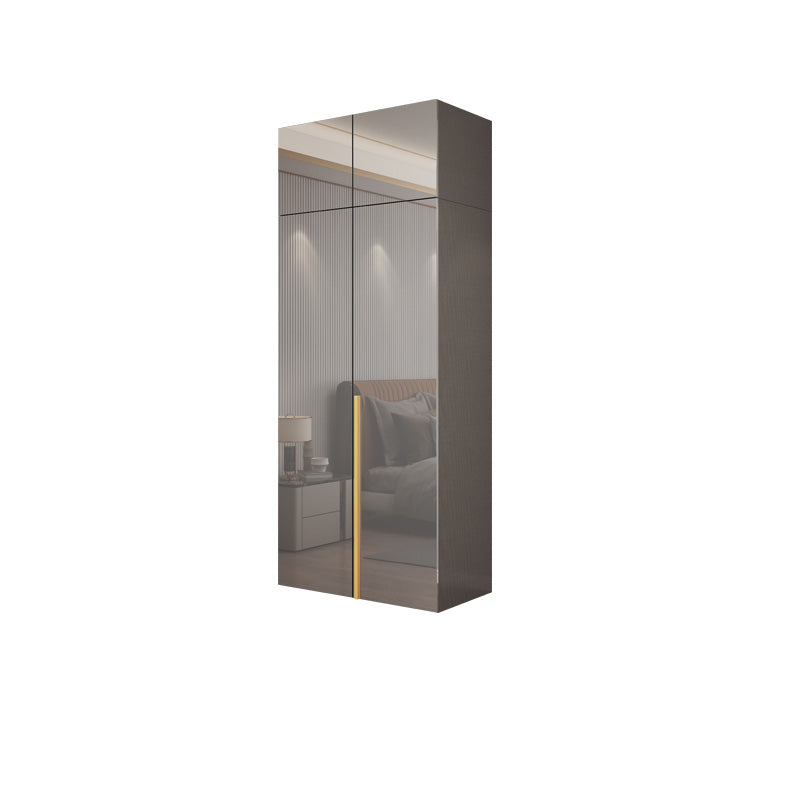 Slaapkamer Moderne opbergkast houten garderobe kast met kledingstaaf