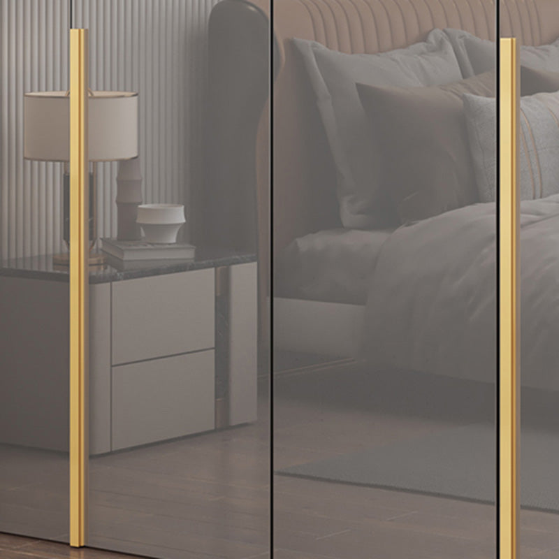 Slaapkamer Moderne opbergkast houten garderobe kast met kledingstaaf