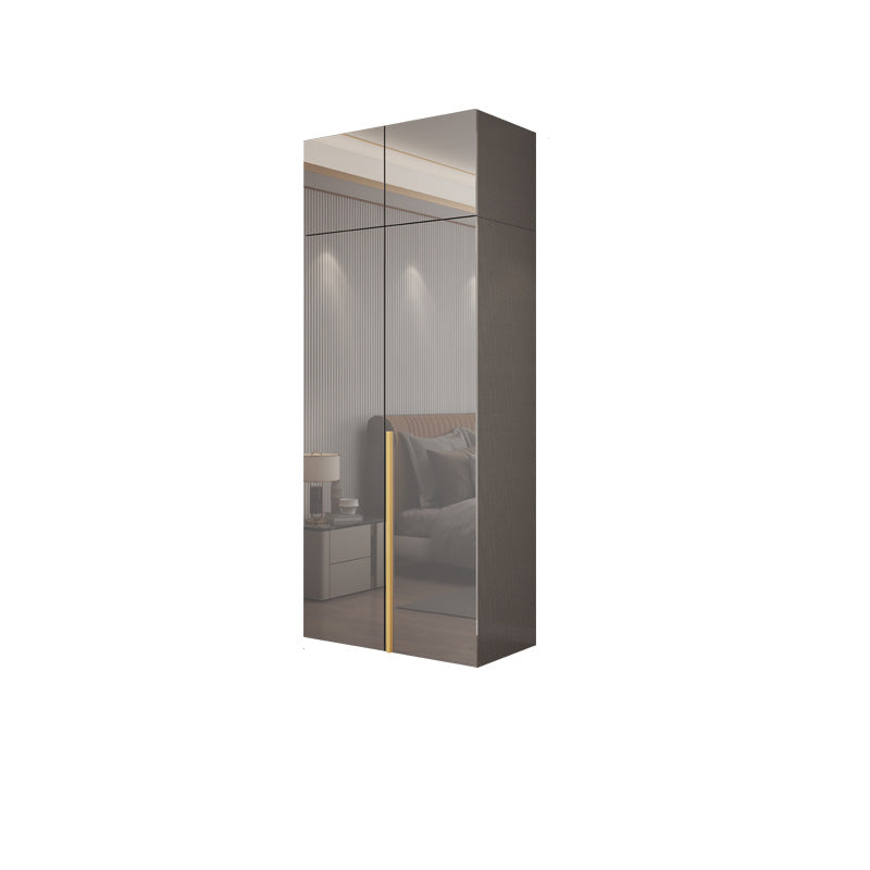 Slaapkamer Moderne opbergkast houten garderobe kast met kledingstaaf