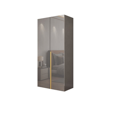 Slaapkamer Moderne opbergkast houten garderobe kast met kledingstaaf