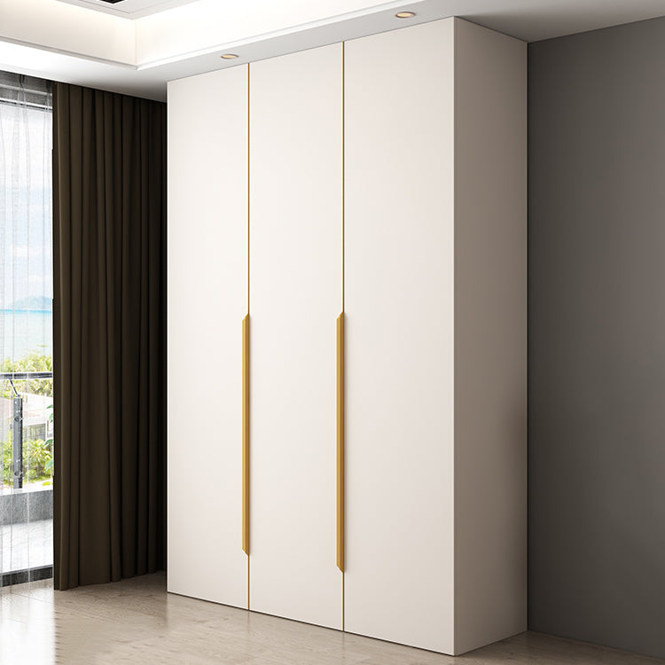 White Colour Wardrobe Contemporary Wooden Wardrobe Closet with Drawer Clearhalo 'Armoires & Wardrobes' 'armoires_wardrobes' 'Bedroom Furniture' 'furn' 'furn_armoires_wardrobes' 'Furniture' 6201023