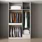 White Colour Wardrobe Contemporary Wooden Wardrobe Closet with Drawer Clearhalo 'Armoires & Wardrobes' 'armoires_wardrobes' 'Bedroom Furniture' 'furn' 'furn_armoires_wardrobes' 'Furniture' 6201031