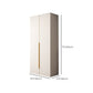 White Colour Wardrobe Contemporary Wooden Wardrobe Closet with Drawer Clearhalo 'Armoires & Wardrobes' 'armoires_wardrobes' 'Bedroom Furniture' 'furn' 'furn_armoires_wardrobes' 'Furniture' 6201034