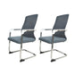 22"W Contemporary Desk Chair Breathable AirGrid Fixed Arms Office Chair Grey 2 Piece Set Clearhalo 'furn' 'furn_office_chair' 'Furniture' 'Office Chairs' 'Office Furniture' 'office_chair' 6201105