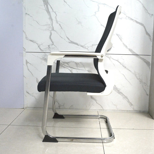 22 "sedia da scrivania contemporanea a braccia fissa traspirante.