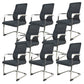 22"W Contemporary Desk Chair Breathable AirGrid Fixed Arms Office Chair Black 8 Piece Set Clearhalo 'furn' 'furn_office_chair' 'Furniture' 'Office Chairs' 'Office Furniture' 'office_chair' 6201120