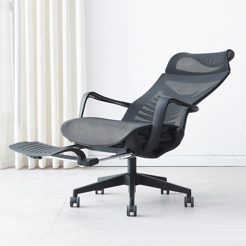 Modern Mesh Desk Chair Black High-Back Office Chair with Wheels Clearhalo 'furn' 'furn_office_chair' 'Furniture' 'Office Chairs' 'Office Furniture' 'office_chair' 6201122