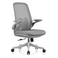 Flip-Up Armrest Chair Microfiber Desk High Back Chair Breathable Air Grid Lumbar Support Clearhalo 'furn' 'furn_office_chair' 'Furniture' 'Office Chairs' 'Office Furniture' 'office_chair' 6201294