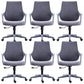 18 Inch Wide Office Chair Contemporary Upholstered Desk Chair Grey 6 Piece Set Clearhalo 'furn' 'furn_office_chair' 'Furniture' 'Office Chairs' 'Office Furniture' 'office_chair' 6201325