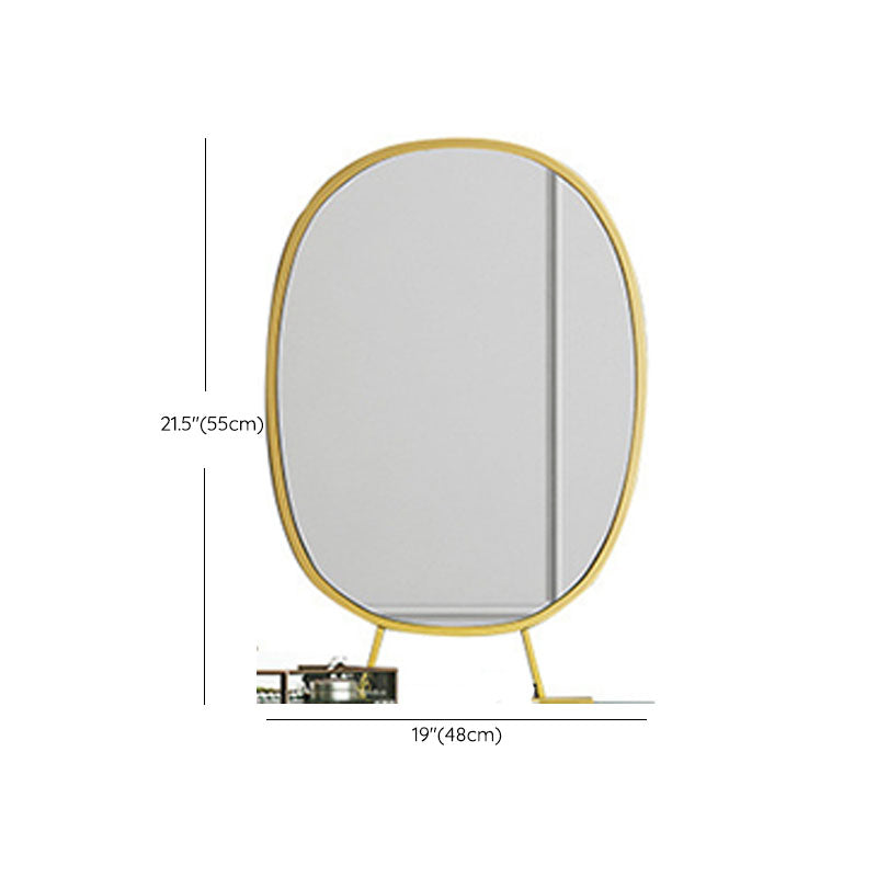 Vanity di trucco verde con 3 cassetti di stoccaggio da 18,89 "Capestre in pelle ampia