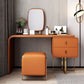 Glam Glam Faux Leather Vanity Dracks Table