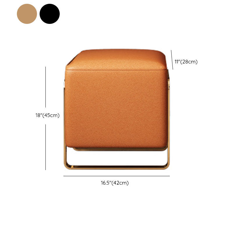 Glam Glam Faux Leather Vanity Dracks Table