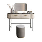 Contemporary Bedroom Double Drawers Metal Standing Make-up Vanity Clearhalo 'Bedroom Furniture' 'furn' 'furn_makeup_vanities' 'Furniture' 'Makeup Vanities' 'makeup_vanities' 6201422
