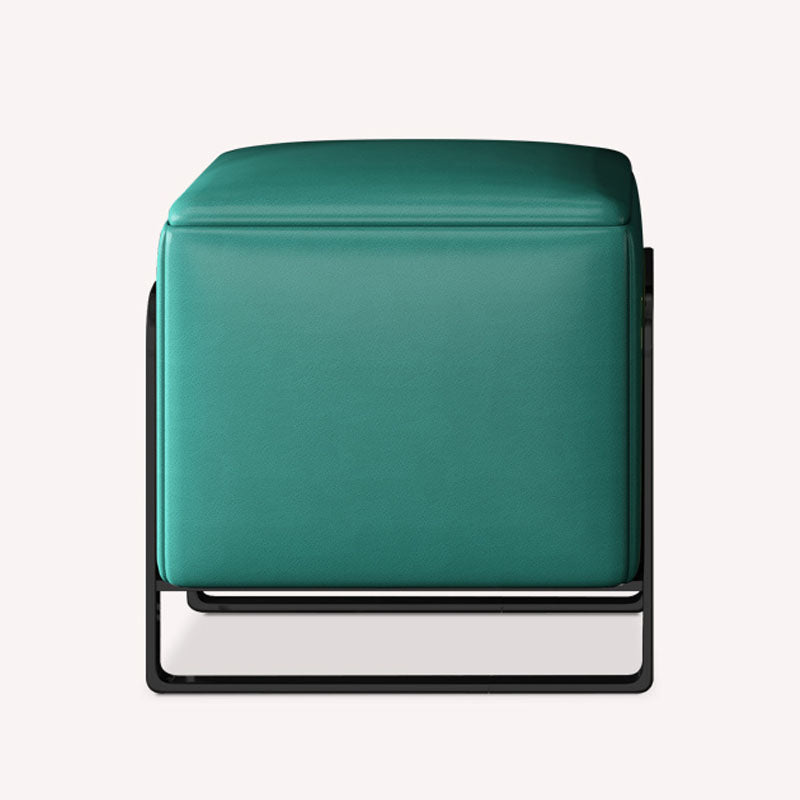 Vanité de maquillage de 20,47 "avec 2 tiroirs de rangement en faux cuir commode