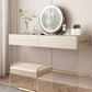 Vanity di trucco largo 15,74 "con 3 cassetti di stoccaggio Brive White Dresser