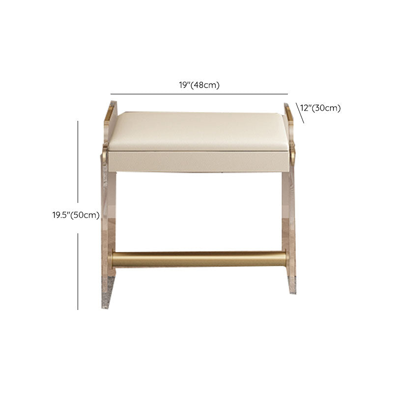 Vanity di trucco largo 15,74 "con 3 cassetti di stoccaggio Brive White Dresser