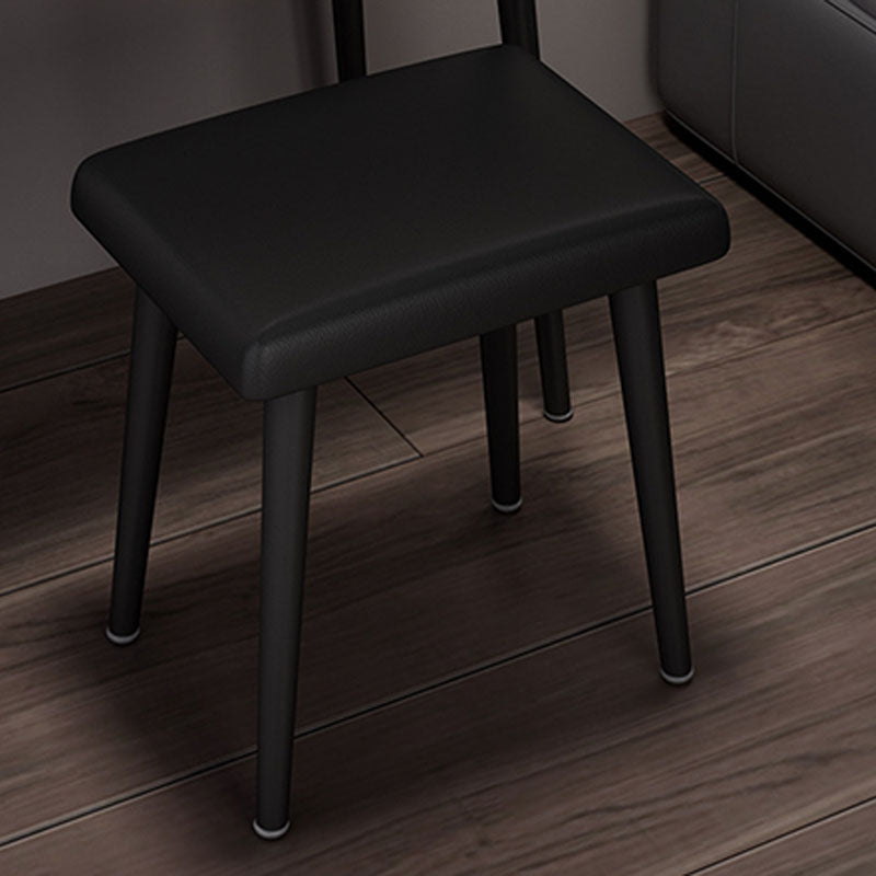 Ensemble de vanité moderne avec 1 tiroir et miroir et étagères de rangement