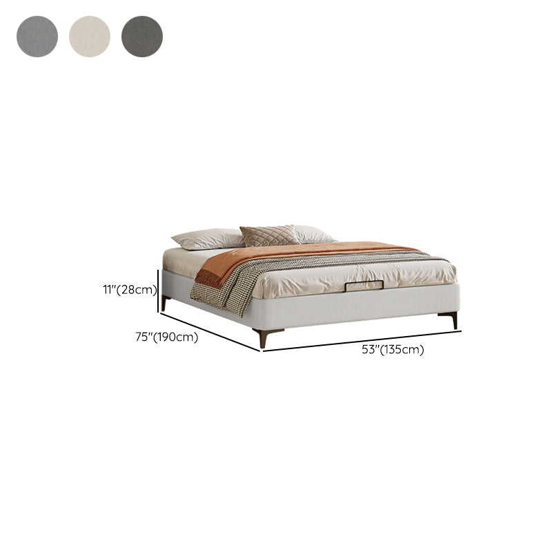 Scandinave 11.02 "de haut lit de plate-forme en bois pour chambre à coucher