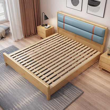 41,33 "Grand lit de tête rectangulaire en bois contemporain lit standard