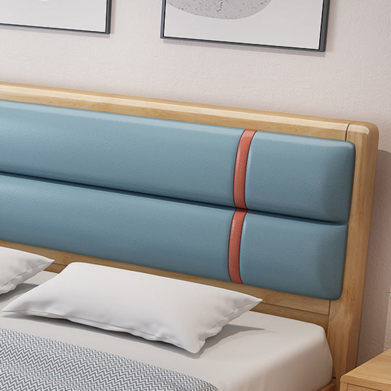 41,33 "Grand lit de tête rectangulaire en bois contemporain lit standard