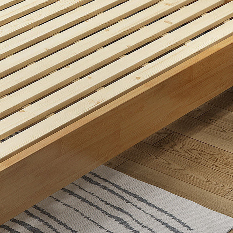 41,33 "Grand lit de tête rectangulaire en bois contemporain lit standard