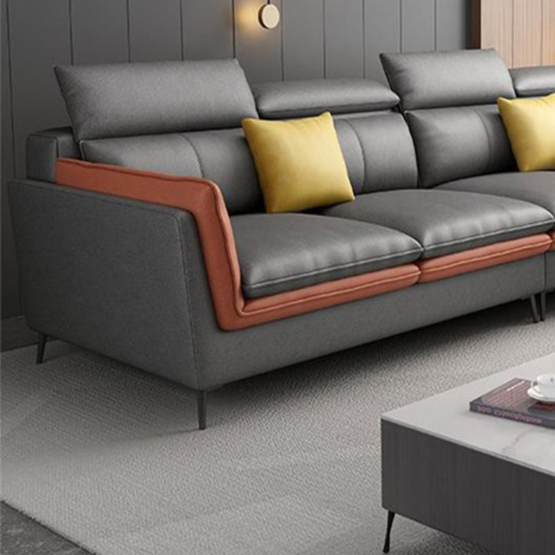 Soggiorno in pelle finta stazionaria nordica.