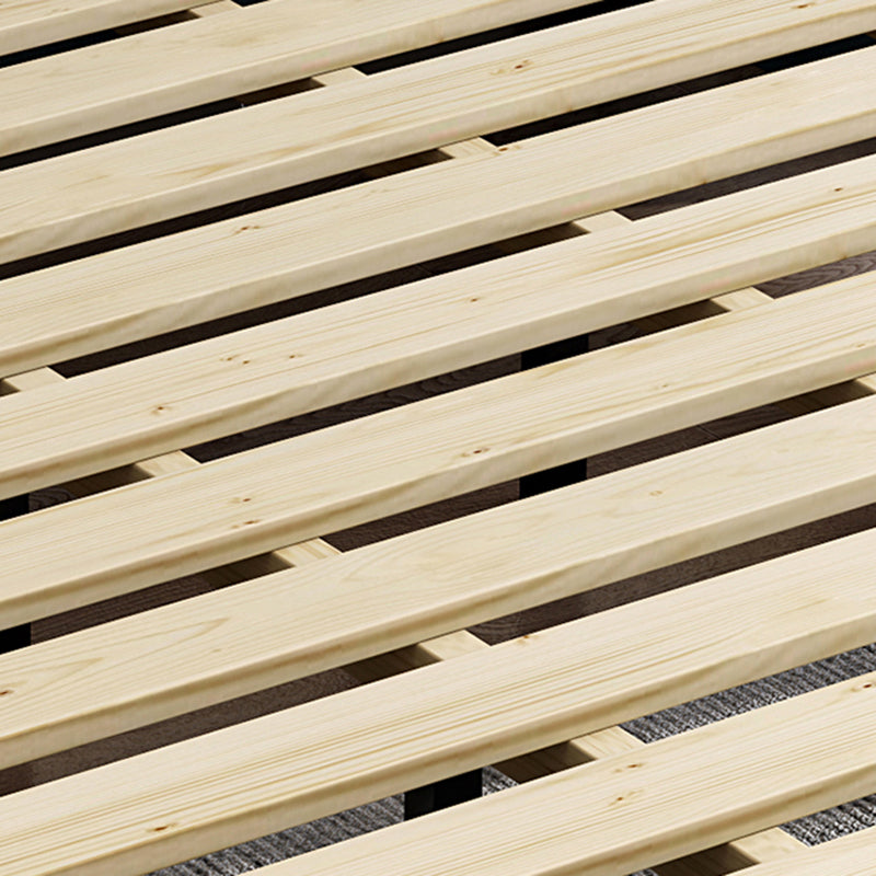 Contemporary 11.02 " Tall Wooden Frame Platform Bed for Bedroom Clearhalo 'Bedroom Furniture' 'Beds' 'furn' 'furn_beds' 'Furniture' 6201776