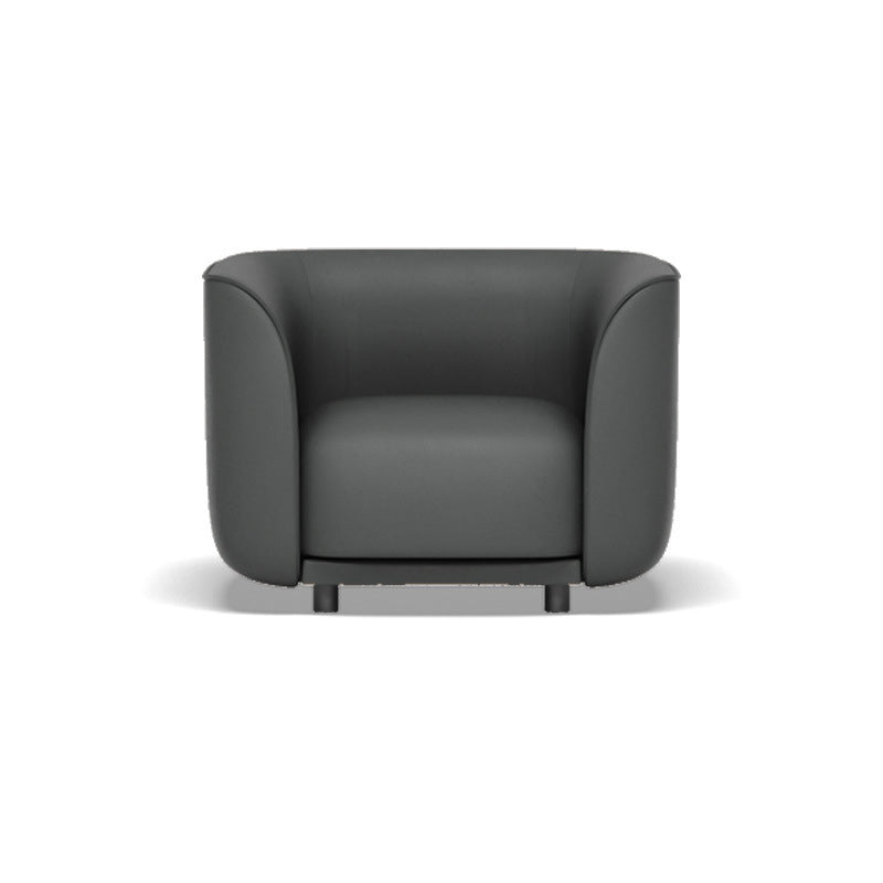 Kunstledertuxedo Armsofa zeitgenössischer, enger Rückenstandard -Sofa