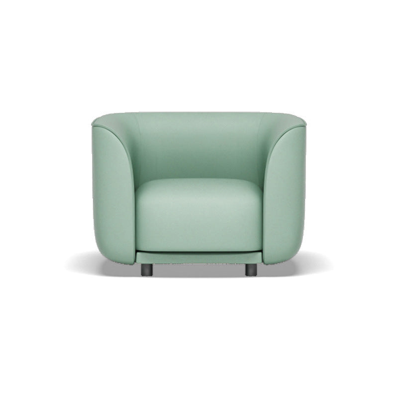 Kunstledertuxedo Armsofa zeitgenössischer, enger Rückenstandard -Sofa