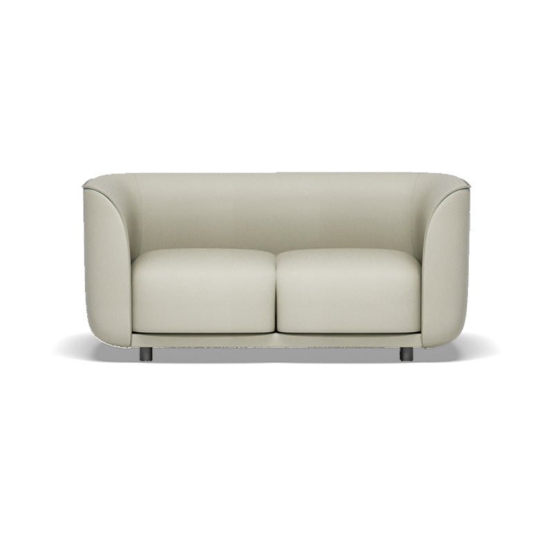 Kunstledertuxedo Armsofa zeitgenössischer, enger Rückenstandard -Sofa