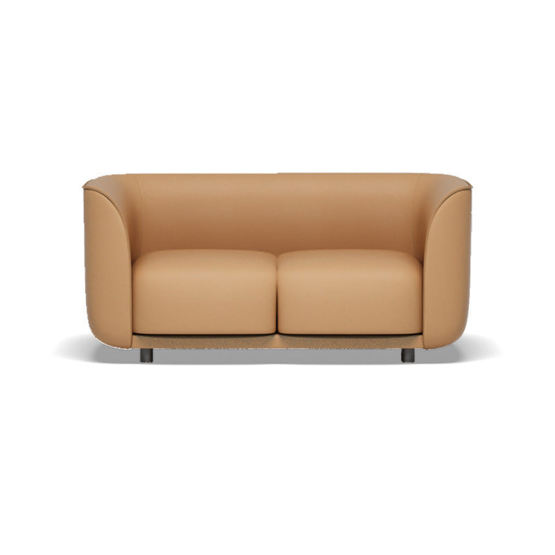 Kunstledertuxedo Armsofa zeitgenössischer, enger Rückenstandard -Sofa