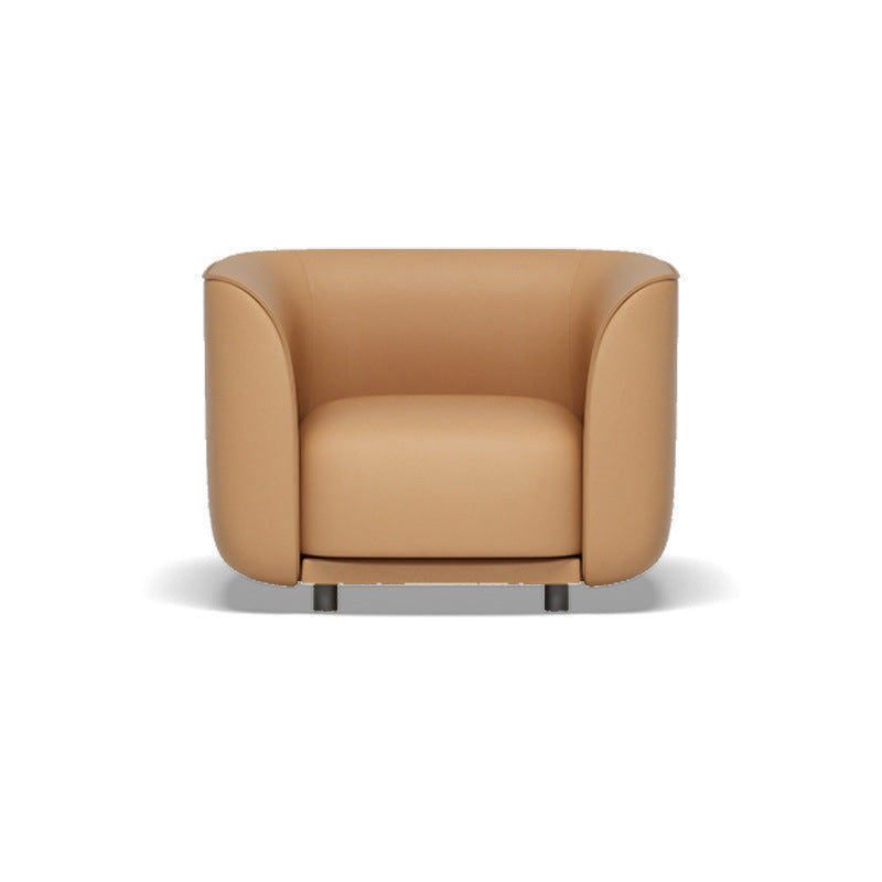 Kunstledertuxedo Armsofa zeitgenössischer, enger Rückenstandard -Sofa