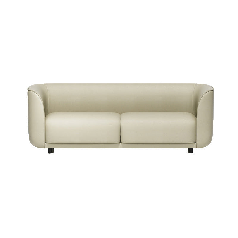 Kunstledertuxedo Armsofa zeitgenössischer, enger Rückenstandard -Sofa