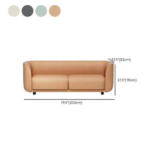 Kunstledertuxedo Armsofa zeitgenössischer, enger Rückenstandard -Sofa