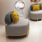 Contemporary Standard Velvet Sofa Armless Tight Back Seating