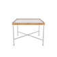 Modern Cross Legs End Slide Table Clear Tray Top Corner Table 19"L x 15"W x 20"H Transparent 1 Clearhalo 'Coffee & Accent Tables' 'End & Side Tables' 'end_side_tables' 'furn' 'furn_end_side_tables' 'Furniture' 'Living Room Furniture' 6202008