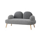 Sofa standard de dos de dos contemporain Tissu rond du bras rond pour la salle bonus
