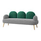 Sofa standard de dos de dos contemporain Tissu rond du bras rond pour la salle bonus