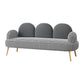 Sofa standard de dos de dos contemporain Tissu rond du bras rond pour la salle bonus