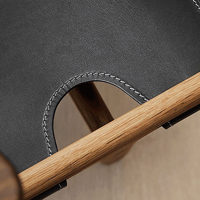 Mid-Century Modern Solid Wood Frame Square Arms Lounge Accent Chair Clearhalo 'Accent Chairs' 'accent_chairs' 'Chairs & Seating' 'furn' 'furn_accent_chairs' 'Furniture' 'Living Room Furniture' 6202128