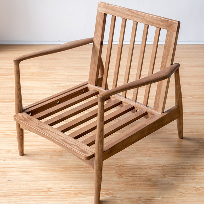 Tufted Cushions Chair Faux Leather Square Arm Chair with Brone 4 Legs Clearhalo 'Accent Chairs' 'accent_chairs' 'Chairs & Seating' 'furn' 'furn_accent_chairs' 'Furniture' 'Living Room Furniture' 6202145