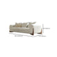 Modern Tuxedo Arm Standard Sofa Fabric Tight Back Sofa with Pillow