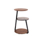 Modern Corner Table Round 3-Tier Side End Table with Storage