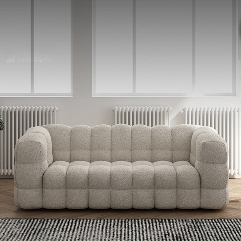 コンテンポラリービスケットバックタキシードアームソファファブリック標準ソファ