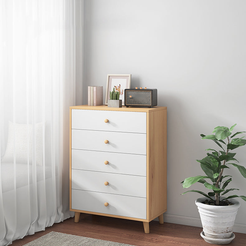 Modern & Contemporary Accent Chest with Drawers and Straight Legs Natural 5 Clearhalo 'Cabinets & Chests' 'cabinets_chests' 'furn' 'furn_cabinets_chests' 'Furniture' 'Living Room Furniture' 6202344